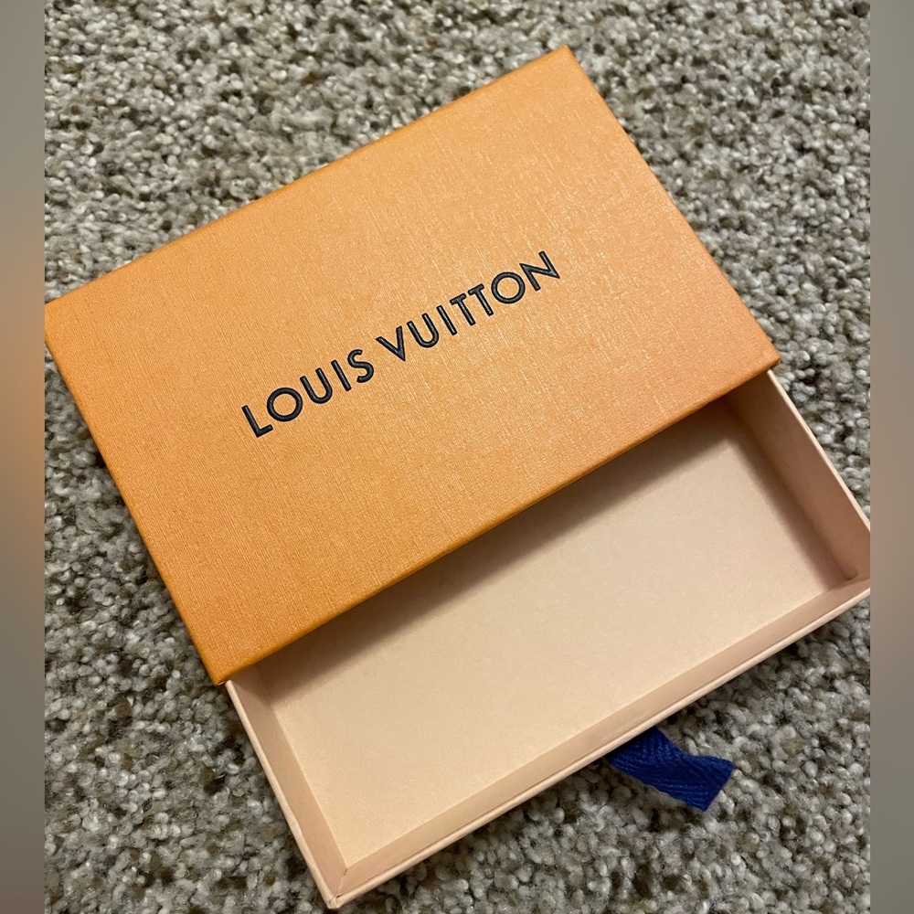 Louis Vuitton authentic box with earring tag